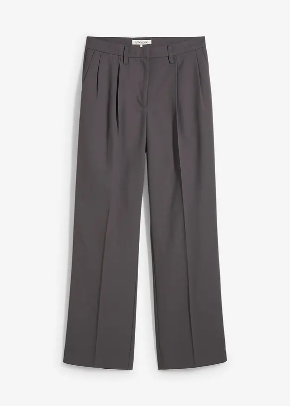 Pantaloni fluenti con pinces, bonprix