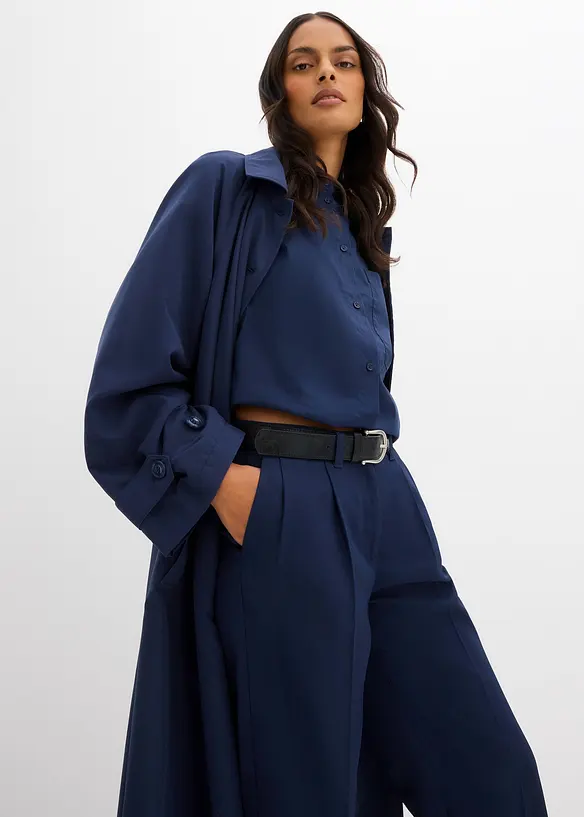 Pantaloni fluenti con pinces, bonprix