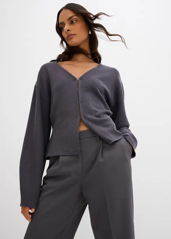 Pantaloni fluenti con pinces, bonprix