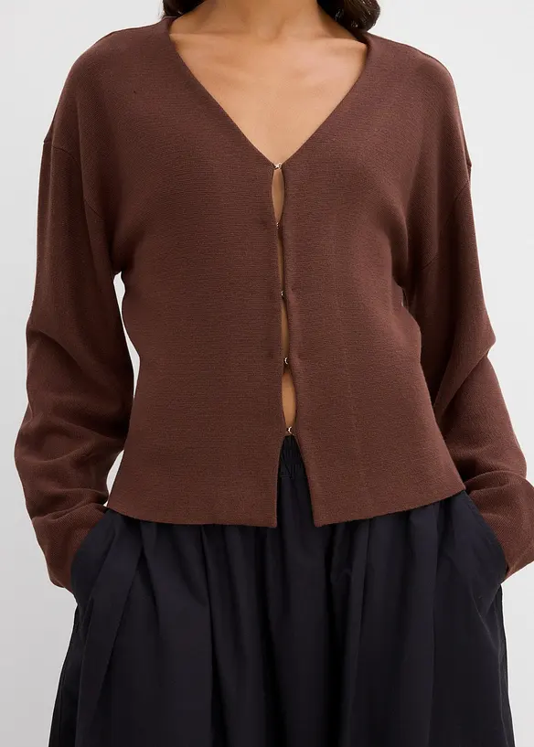 Cardigan in misto viscosa, bonprix