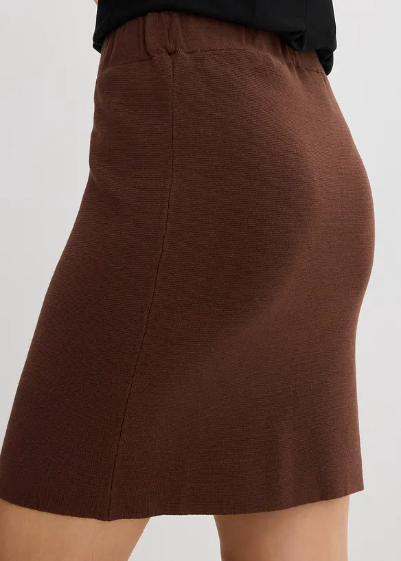 Gonna in maglia di misto viscosa, bonprix