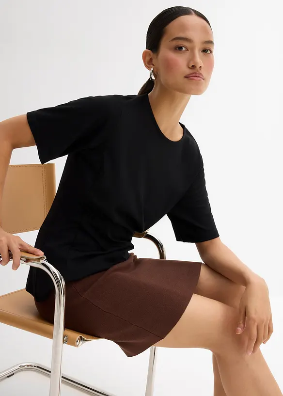 Gonna in maglia di misto viscosa, bonprix