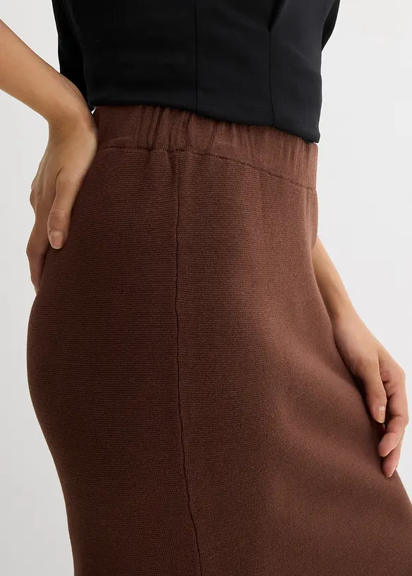 Gonna in maglia di misto viscosa, bonprix