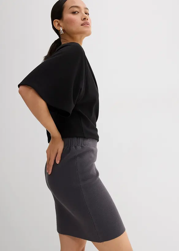 Gonna in maglia di misto viscosa, bonprix