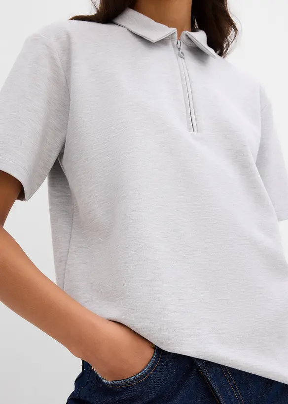 Polo in misto viscosa, bonprix