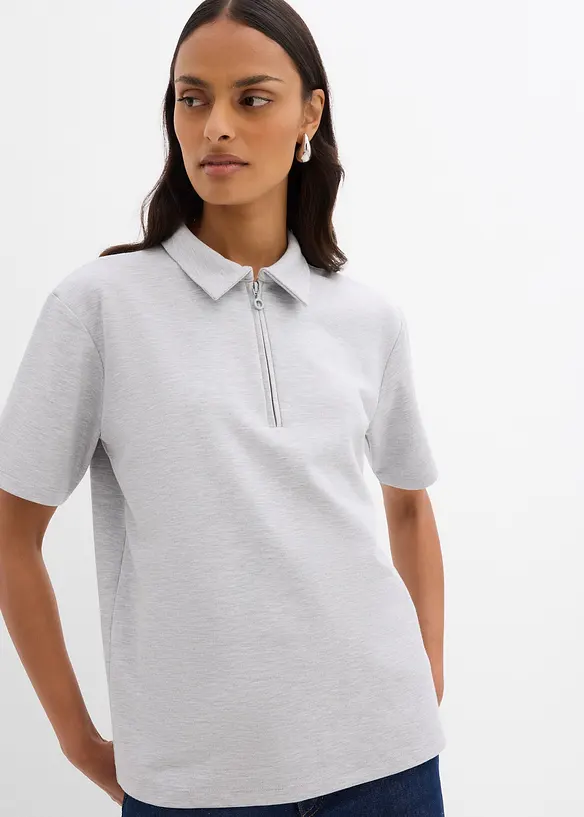 Polo in misto viscosa, bonprix