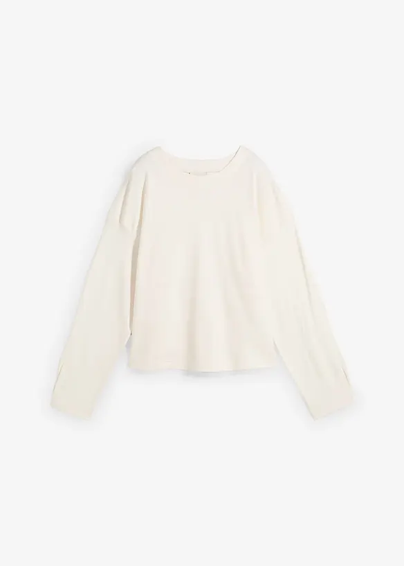 Maglia a maniche lunghe in puro cotone, bonprix