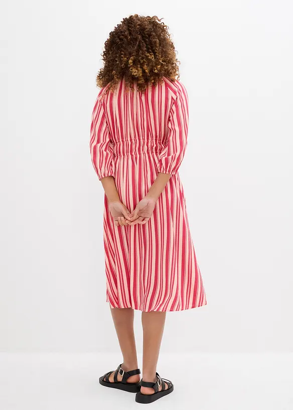 Abito midi in morbida viscosa, bonprix