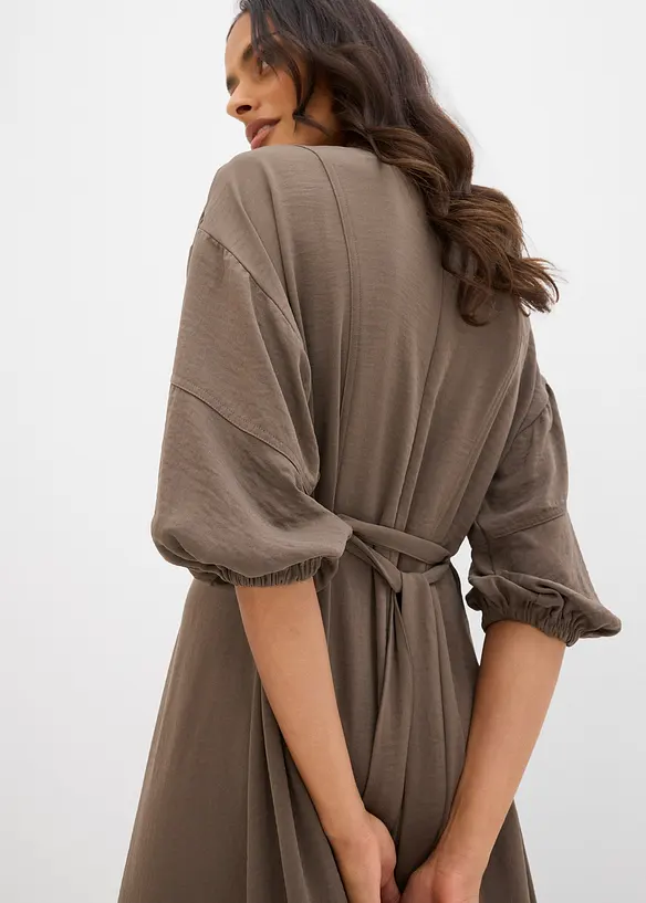 Abito in tessuto crinkle, bonprix