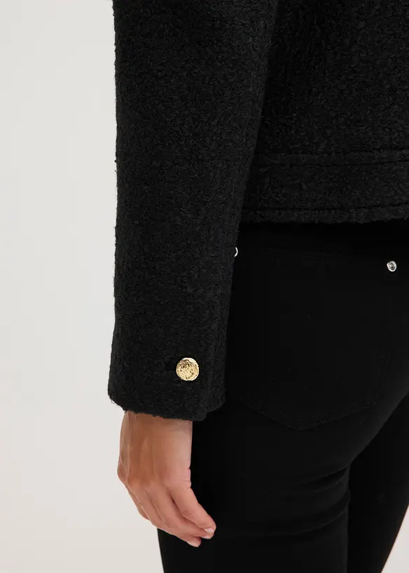 Giacchino in morbido filato bouclé, bonprix