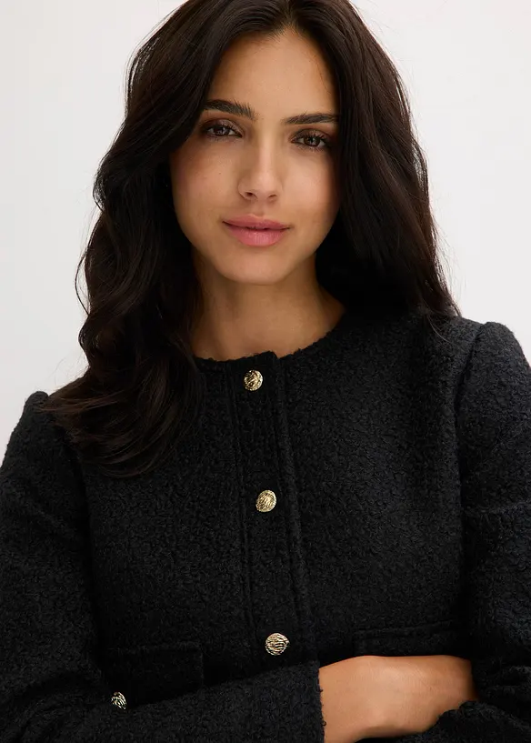 Giacchino in morbido filato bouclé, bonprix