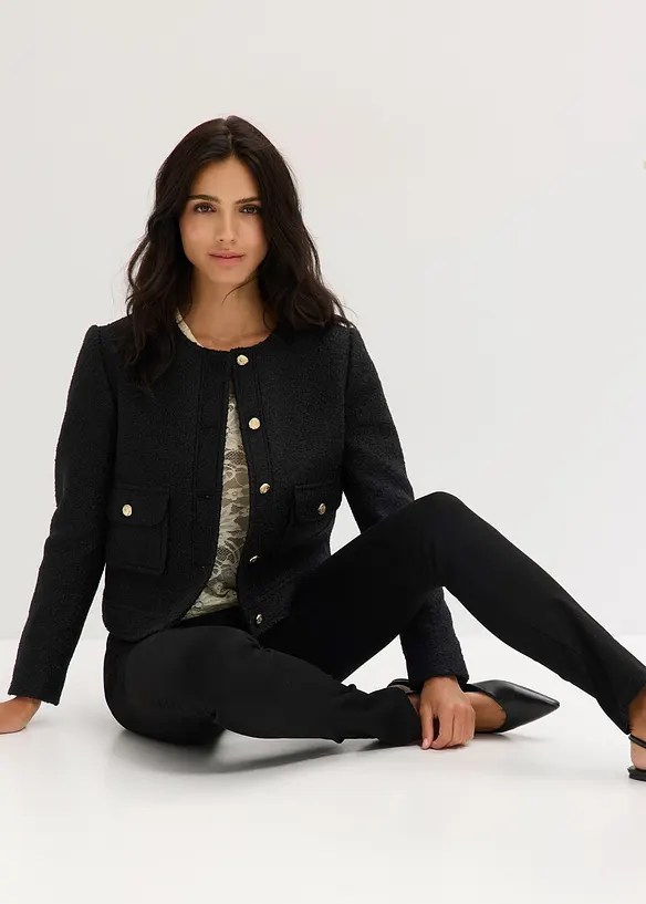 Giacchino in morbido filato bouclé, bonprix