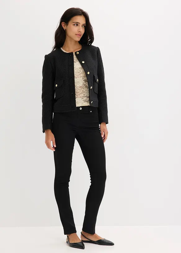 Giacchino in morbido filato bouclé, bonprix