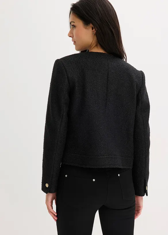 Giacchino in morbido filato bouclé, bonprix