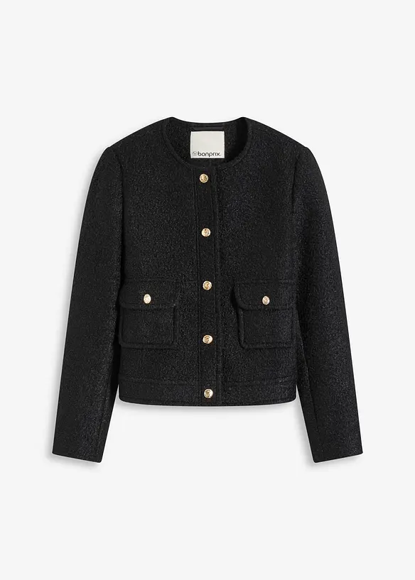 Giacchino in morbido filato bouclé, bonprix