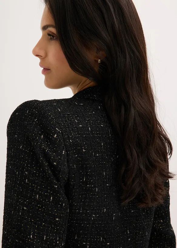 Blazer corto in morbido bouclé, bonprix