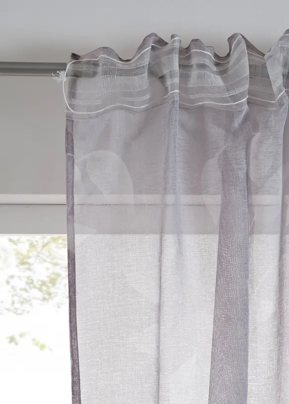 Tenda trasparente con poliestere riciclato (pacco da 1), bonprix