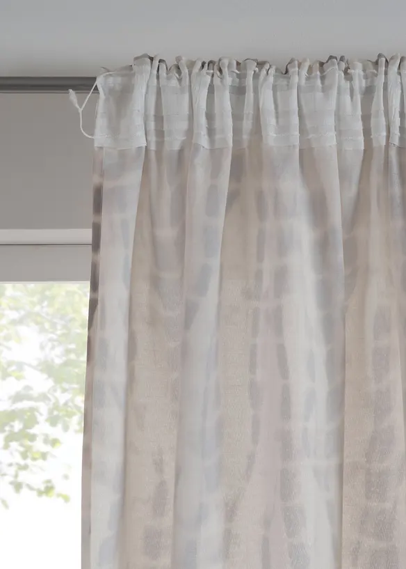 Tenda trasparente fantasia (pacco da 1), bonprix