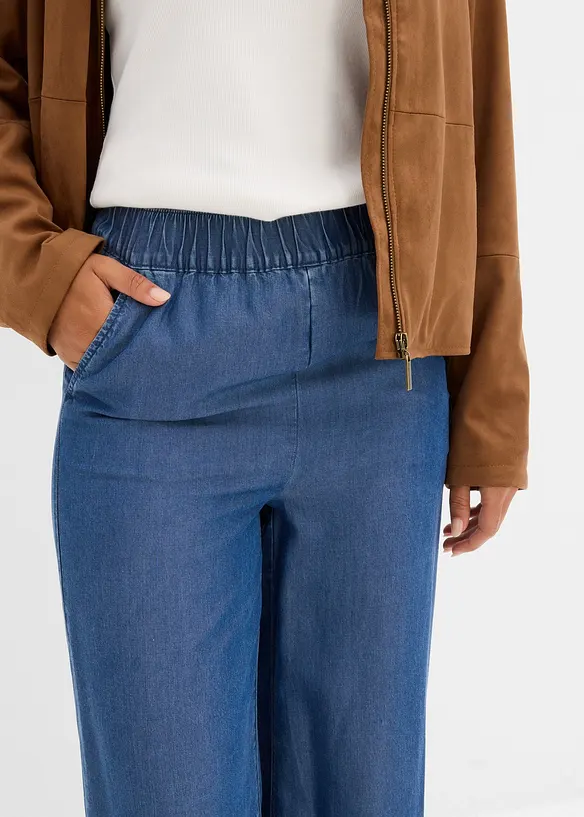 Pantaloni larghi e fluenti in lyocell, bonprix