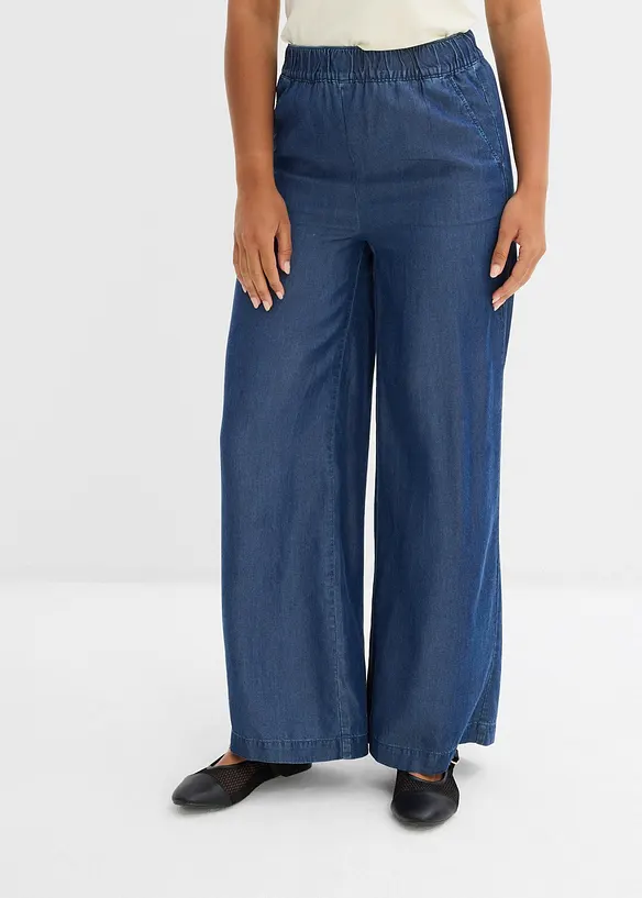 Pantaloni larghi e fluenti in lyocell, bonprix