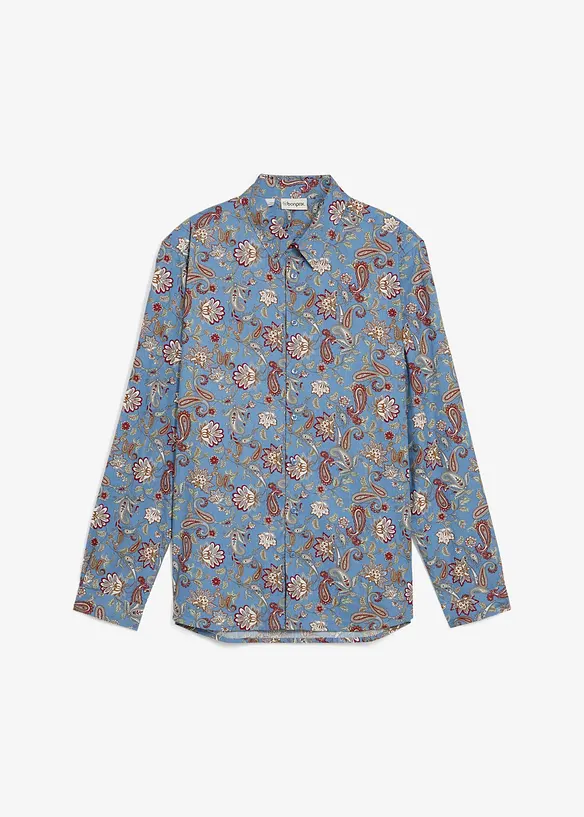 Camicia elegante in puro cotone, slim fit, bonprix