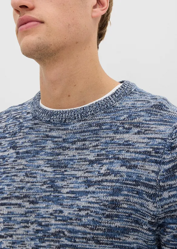 Maglione in filato fine con cotone, bonprix