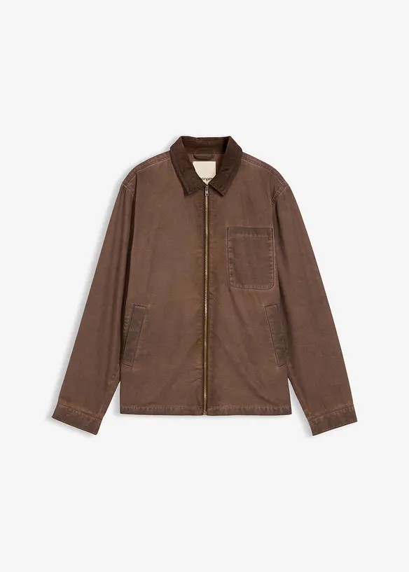 Giacca stile aviatore effetto lavato, bonprix