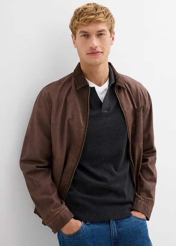 Maglione in filato fine con puro cotone, bonprix