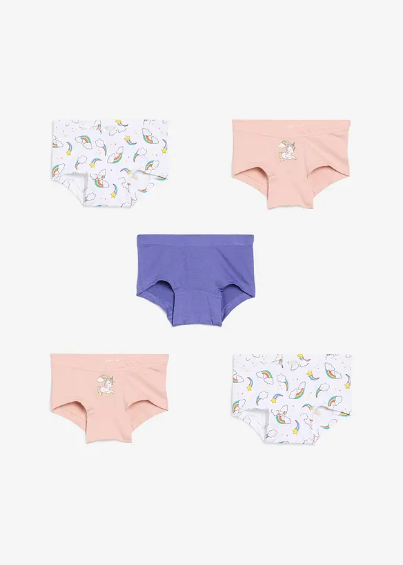 Boxer aderenti con cotone biologico (pacco da 5), bonprix