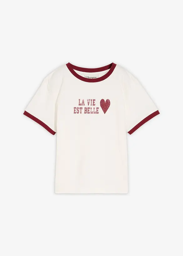 T-shirt in puro cotone biologico, bonprix
