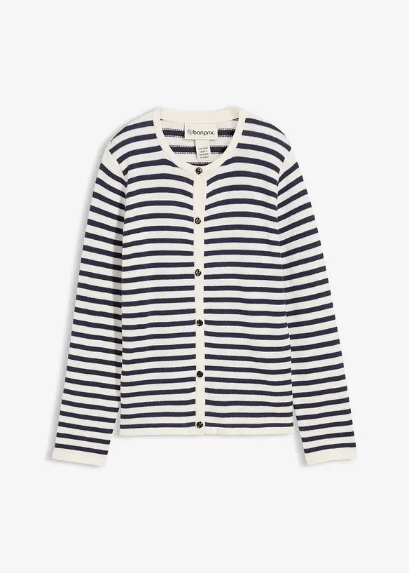 Cardigan in misto seta, bonprix