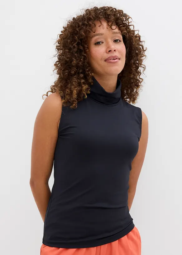 Top con collo a dolcevita, bonprix