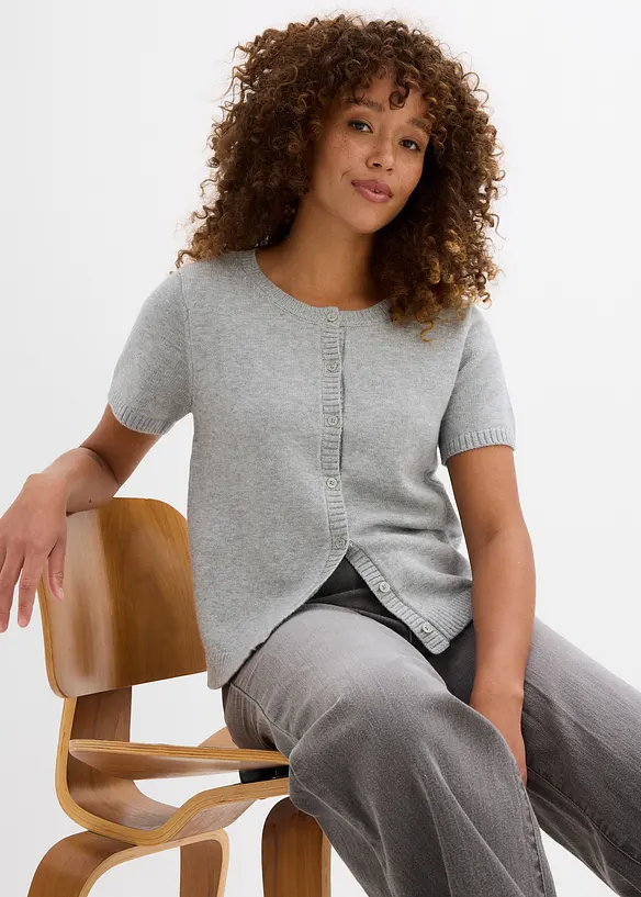 Cardigan a maniche corte, bonprix