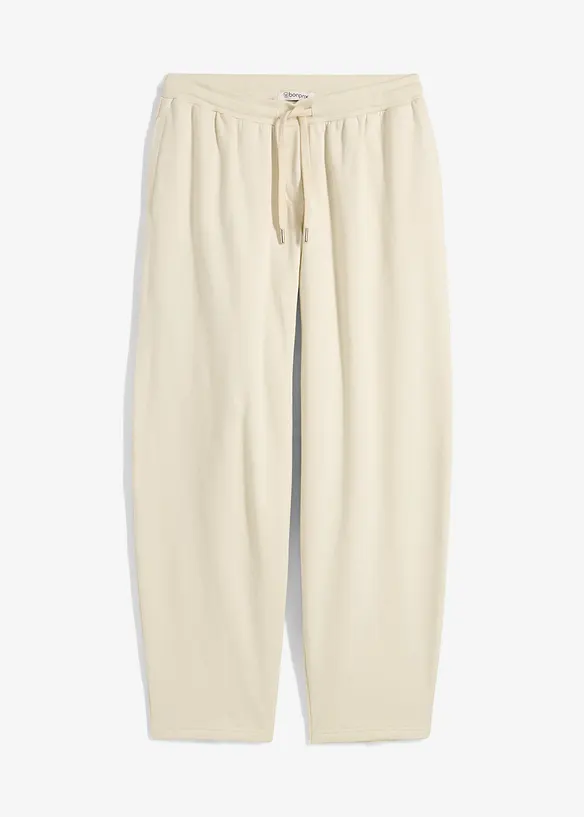 Pantaloni in felpa di puro cotone biologico, bonprix