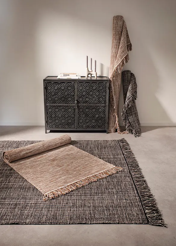Tappeto kilim con frange, bonprix