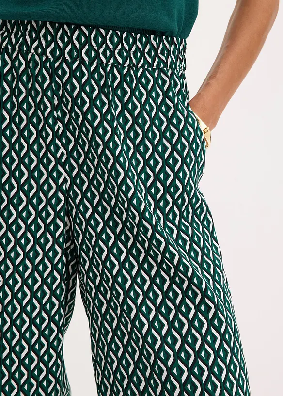 Pantaloni culotte fantasia, bonprix