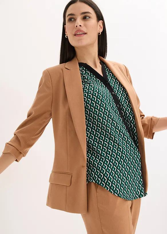 Blazer con maniche drappeggiate, bonprix
