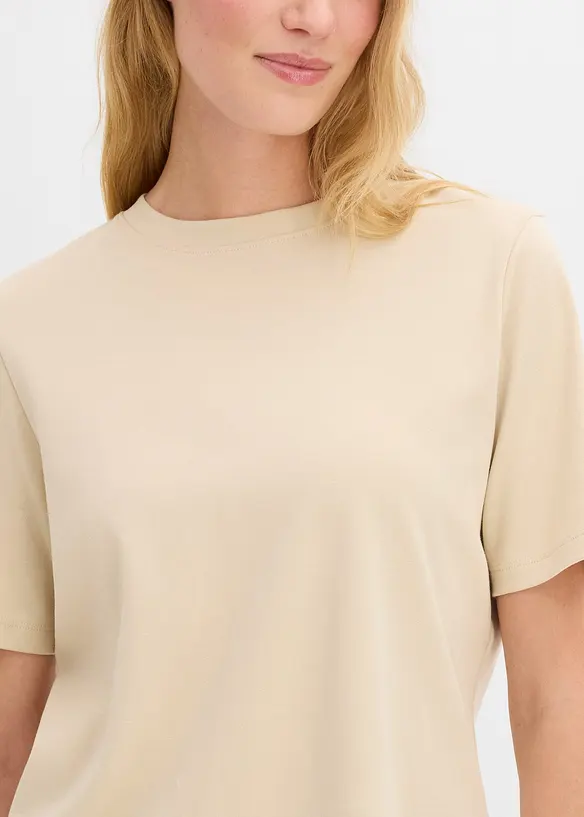 T-shirt in puro cotone biologico pesante, bonprix