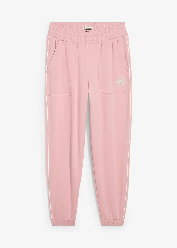 Pantaloni in felpa di puro cotone, bonprix