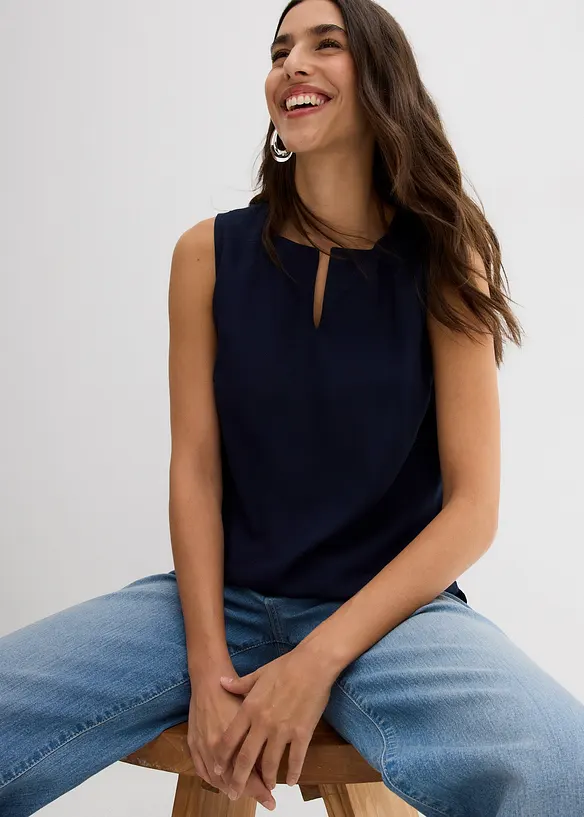 Top in morbida viscosa, bonprix