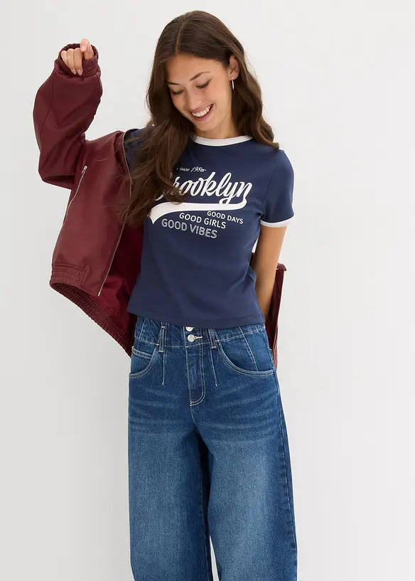 T-shirt in puro cotone biologico, bonprix