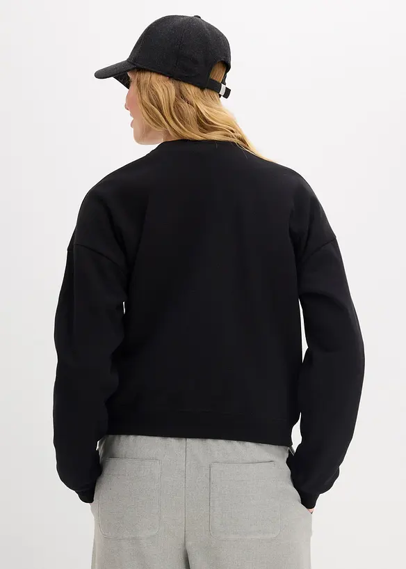 Felpa oversize in puro cotone biologico, bonprix