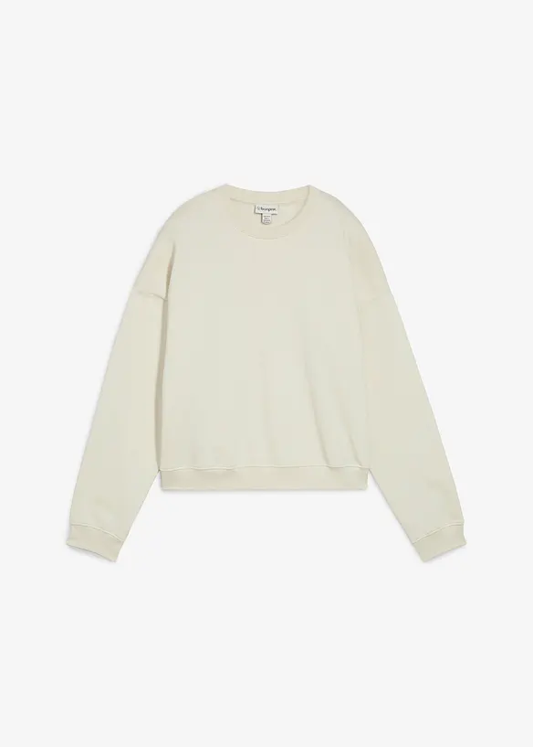 Felpa oversize in puro cotone biologico, bonprix