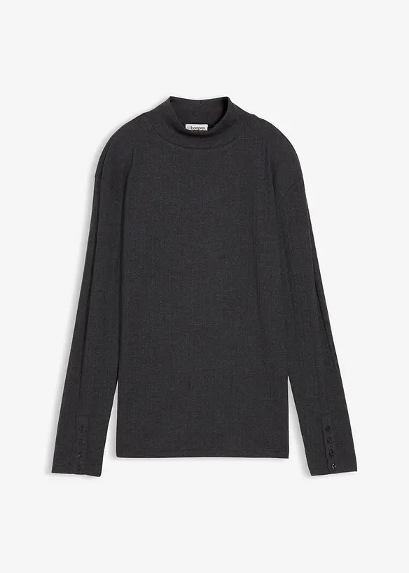 Maglia a maniche lunghe a coste, bonprix