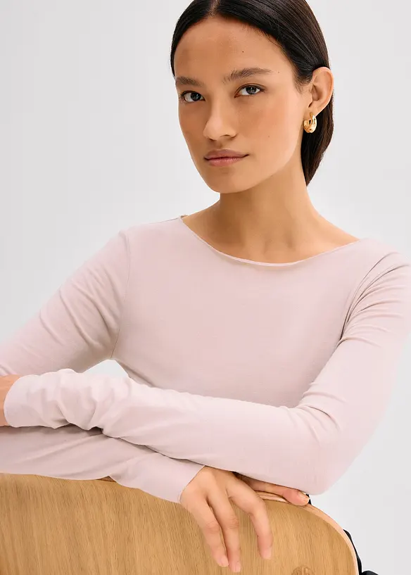 Maglia a maniche lunghe leggera, bonprix