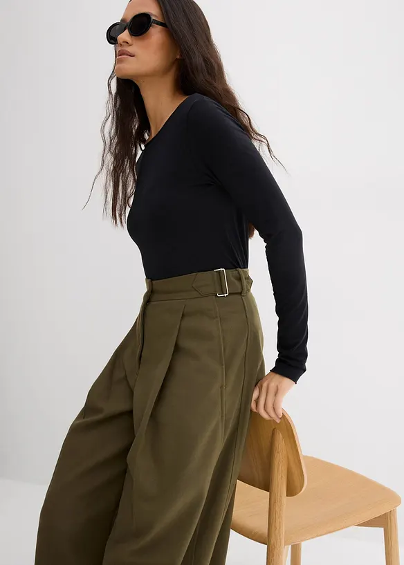 Maglia a maniche lunghe leggera, bonprix
