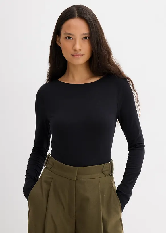 Maglia a maniche lunghe leggera, bonprix