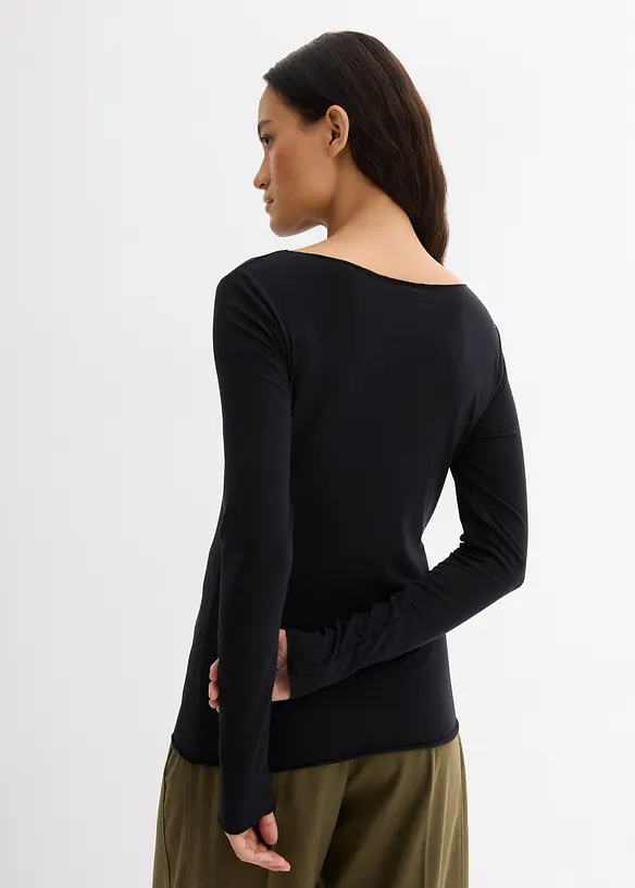 Maglia a maniche lunghe leggera, bonprix