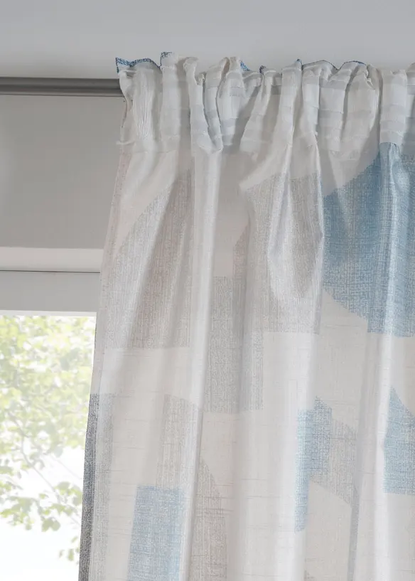Tenda effetto seta con stampa (pacco da1), bonprix
