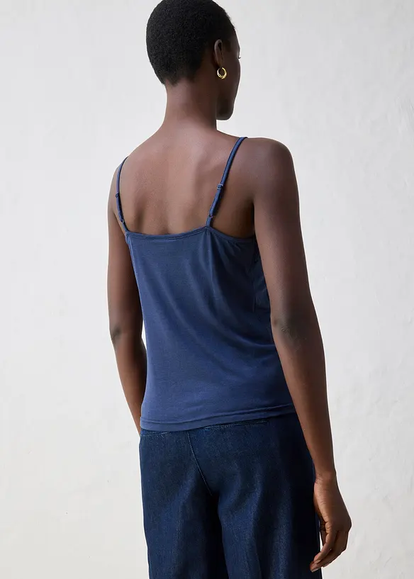Top con lana e pizzo, bonprix